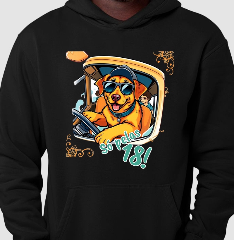 Hoodie Moletom Só Pelas 18