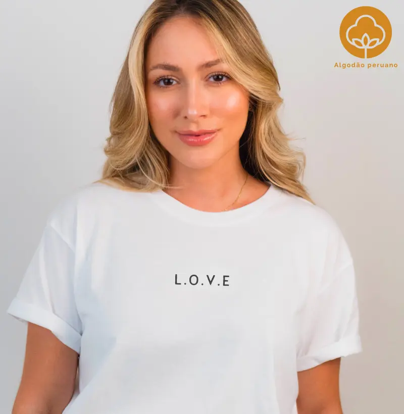 L.O.V.E( Algodão peruano)
