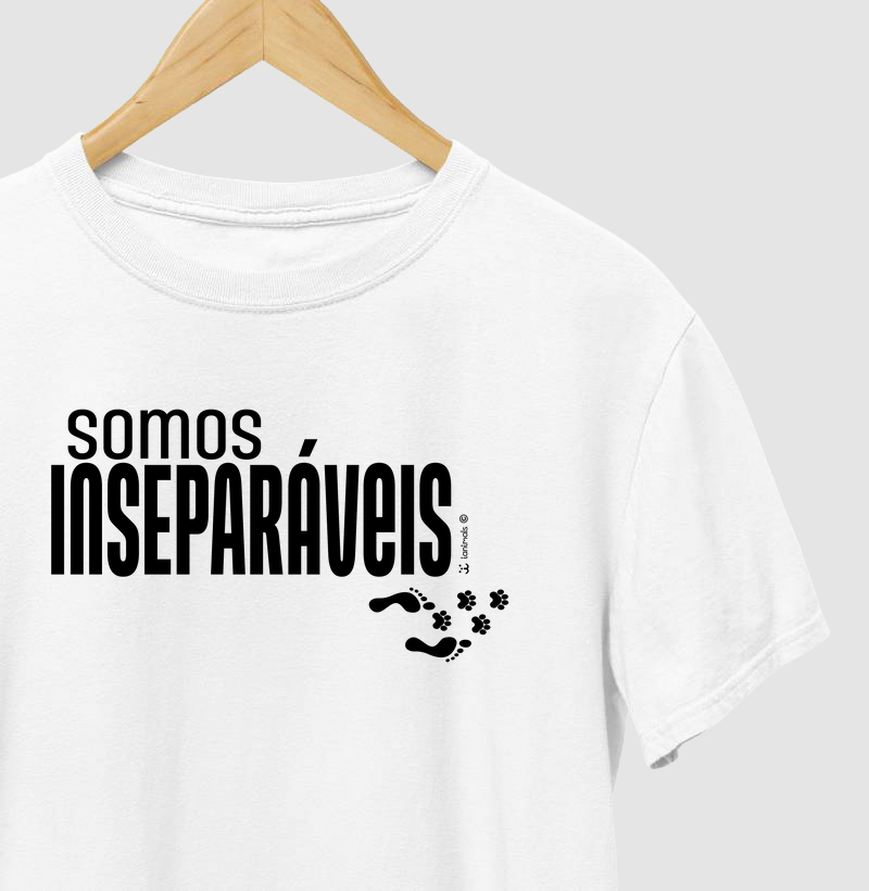 Camiseta Somos Inseparáveis - Afeto