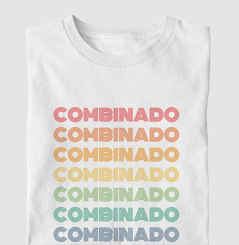 Combinado Letreiro Retrô