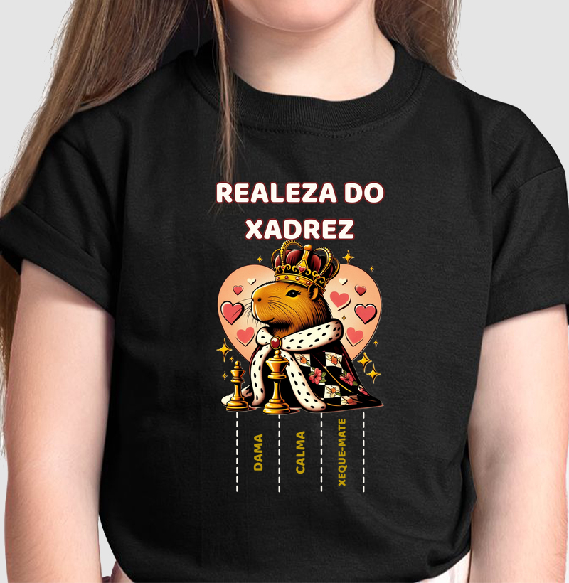 Realeza do xadrez - rainha capivara
