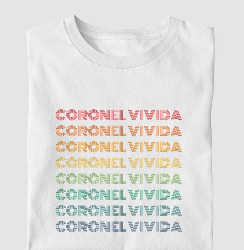 Coronel Vivida Letreiro Retrô