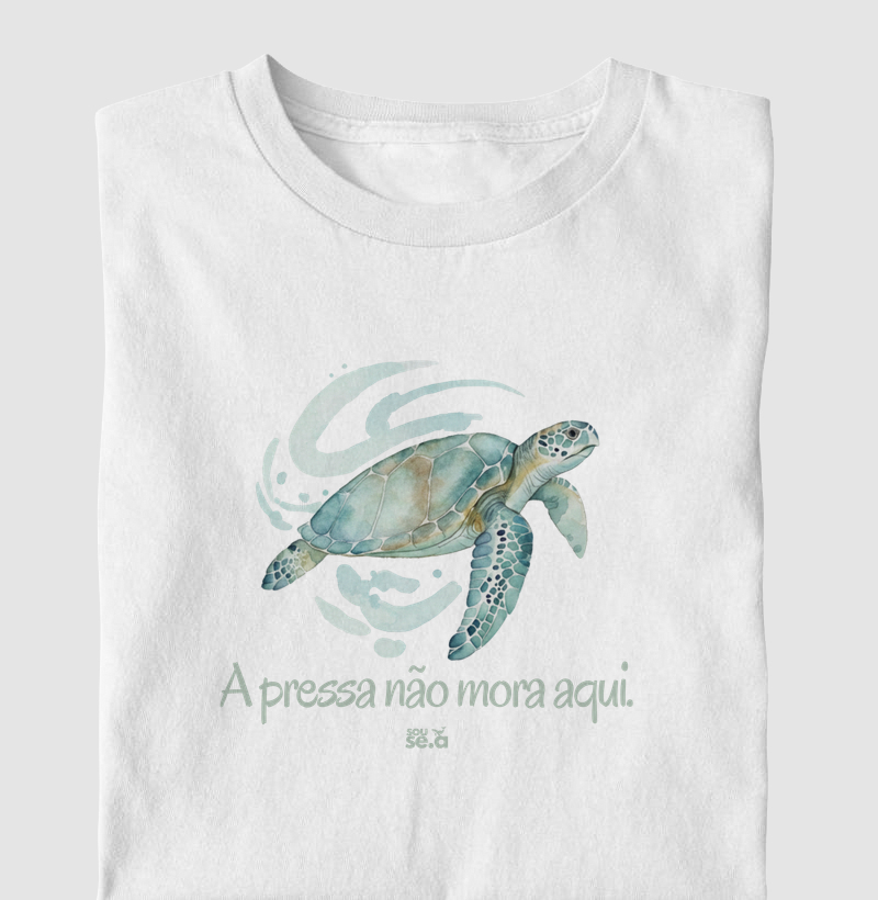 A pressa não mora aqui