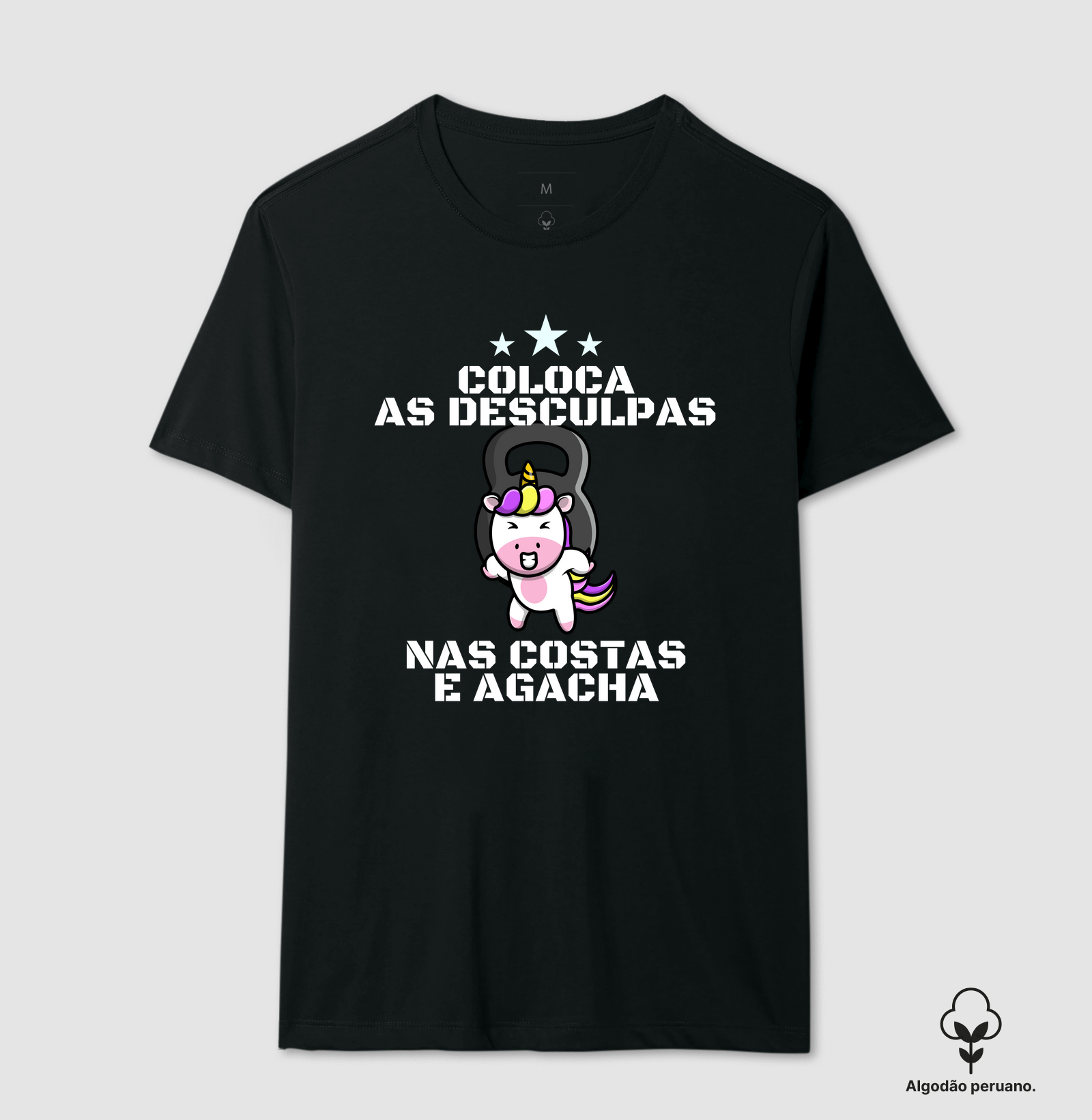 Coloca as desculpas nas costas e agacha