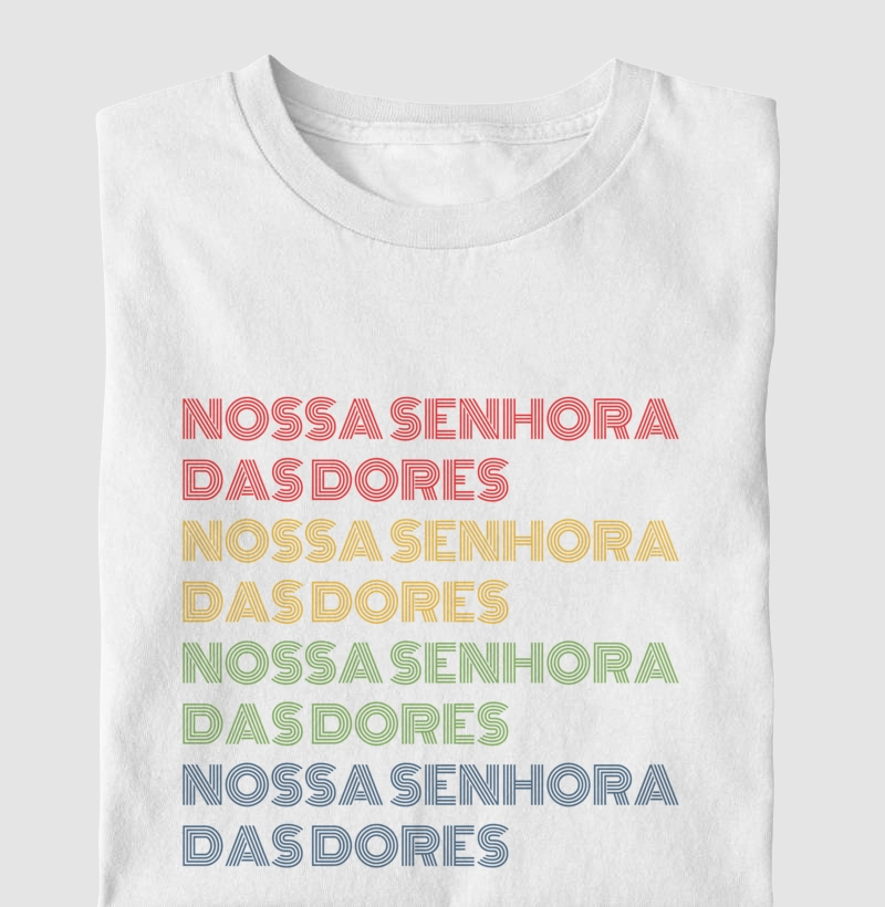 Nossa Senhora das Dores Letreiro Retrô