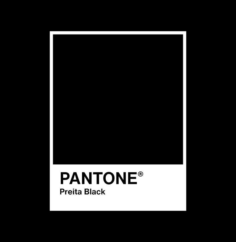 Pantone Preita Black