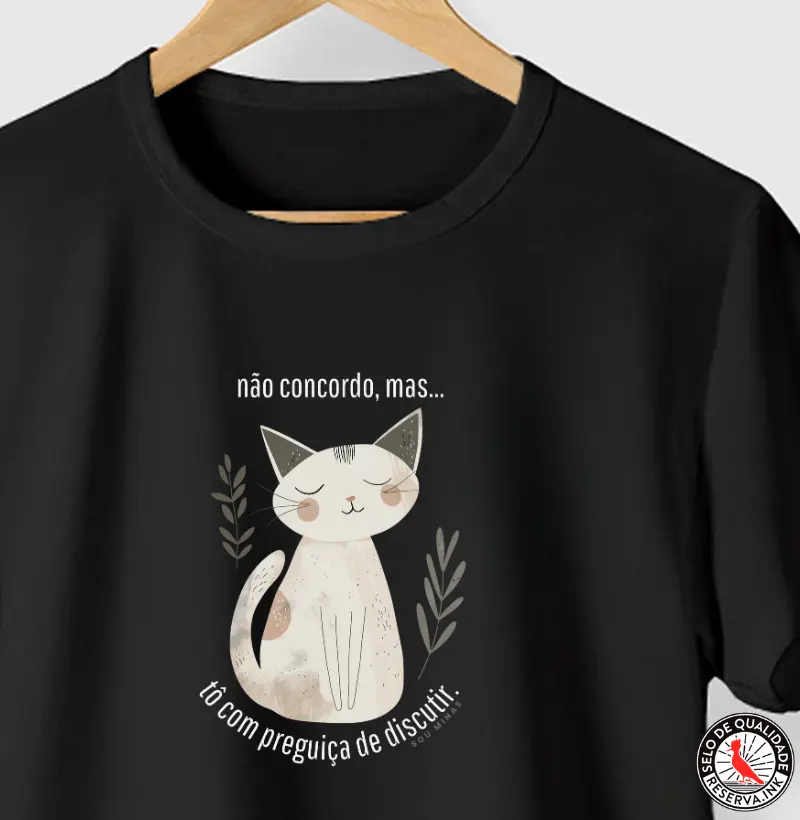 Não concordo, mas tô com preguiça de discutir