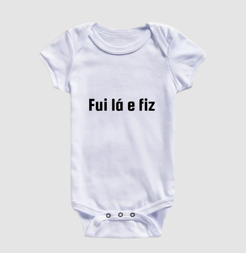 Fui lá e fiz