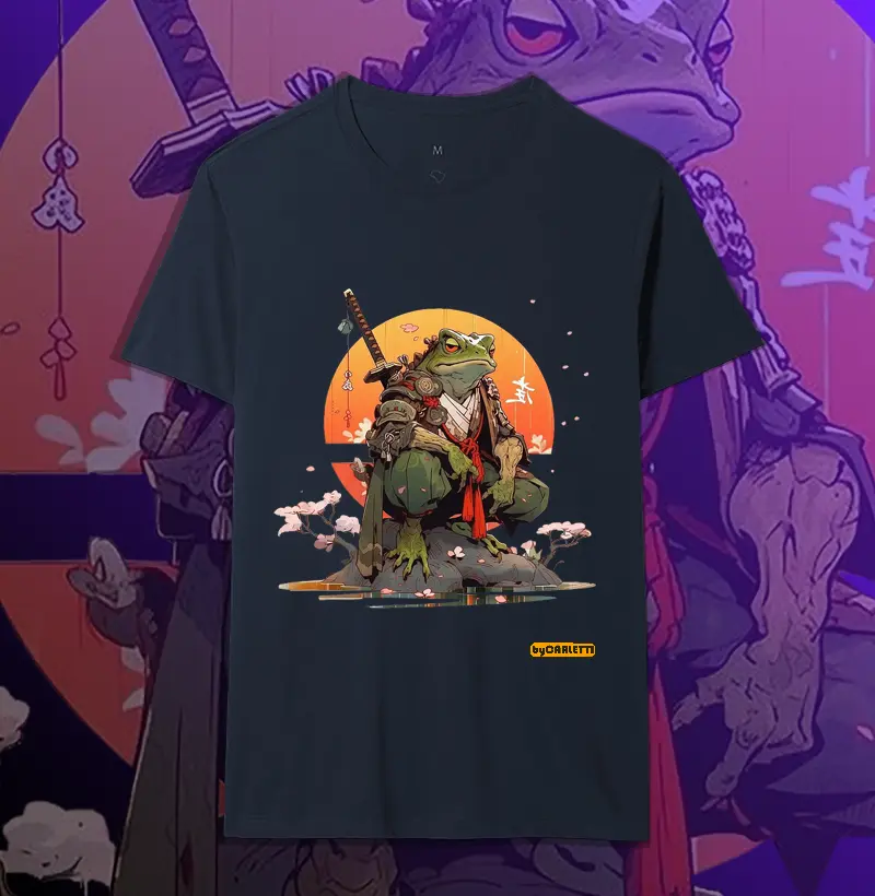 Sapo Samurai - Linha Fantasia & RPG