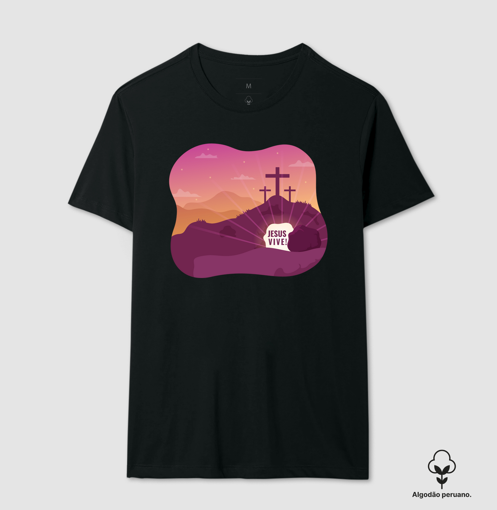 Camiseta Algodão Peruano ELE Vive!