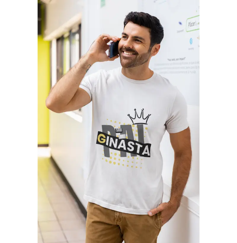 Camiseta  Pai de Ginasta - Rei da Torcida