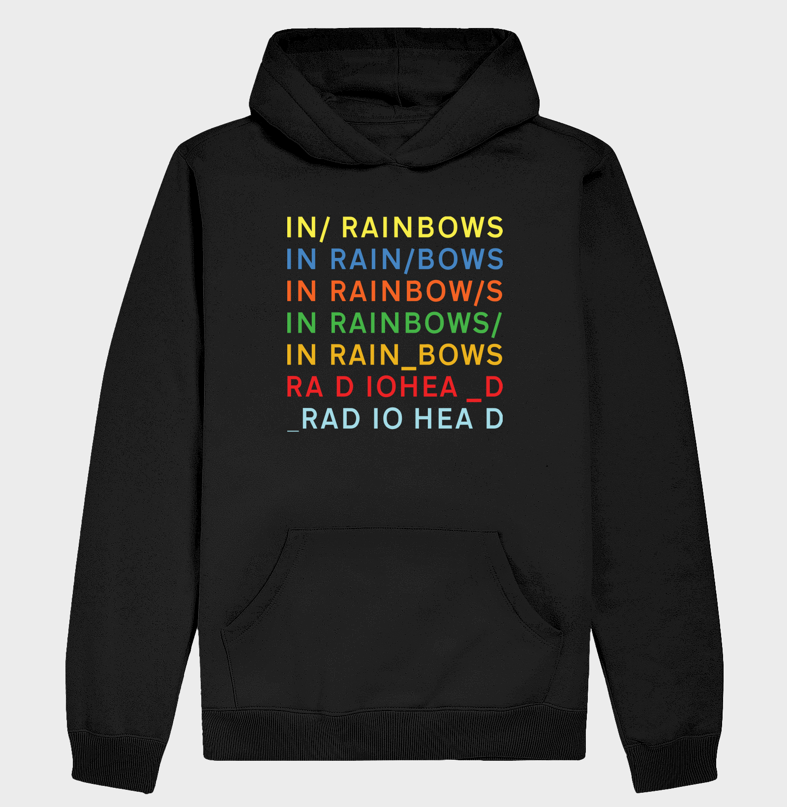 In rainbows