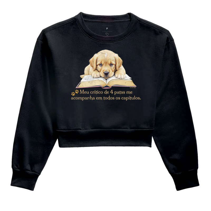 Meu crítico de 4 patas me acompanha em todos os capítulos