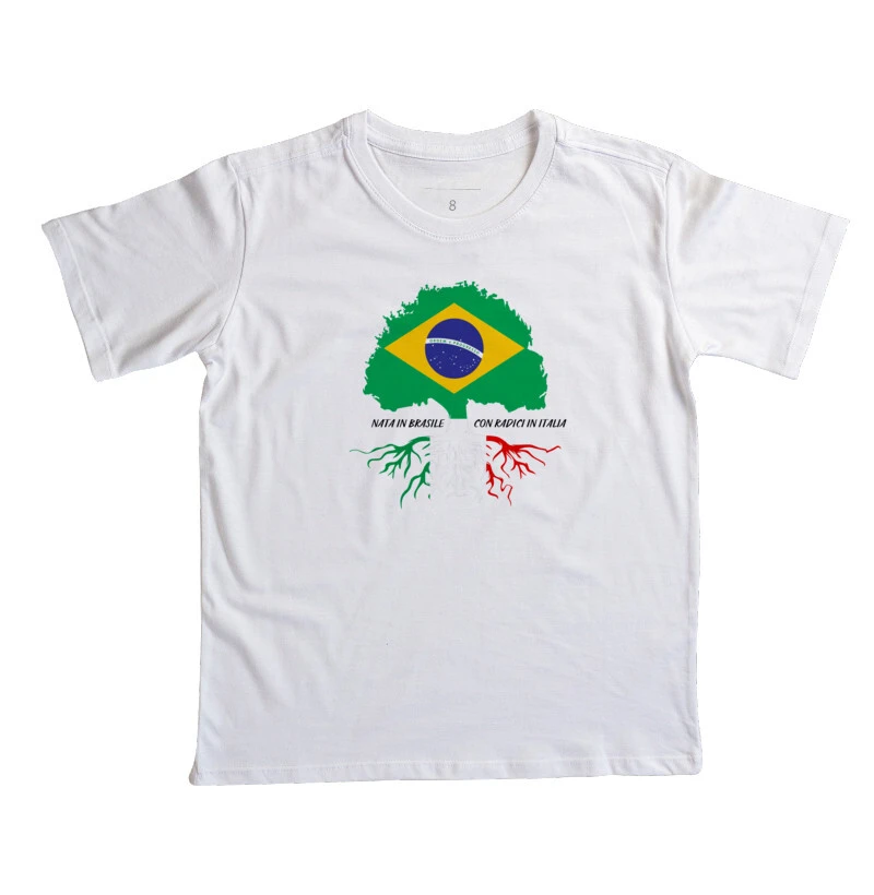 Nascida no Brasil com raízes na Itália