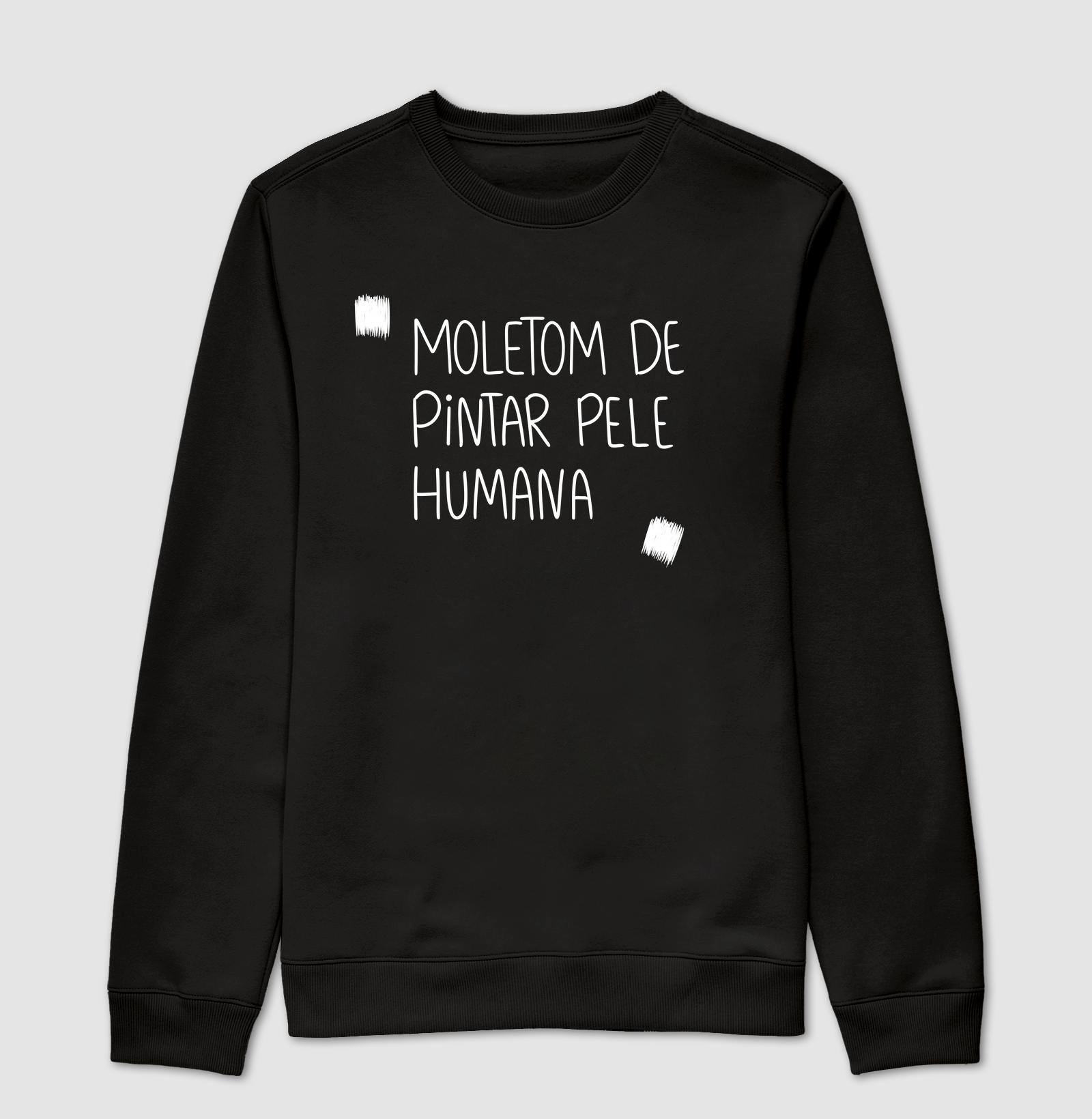 Moletom de pintar pele humana