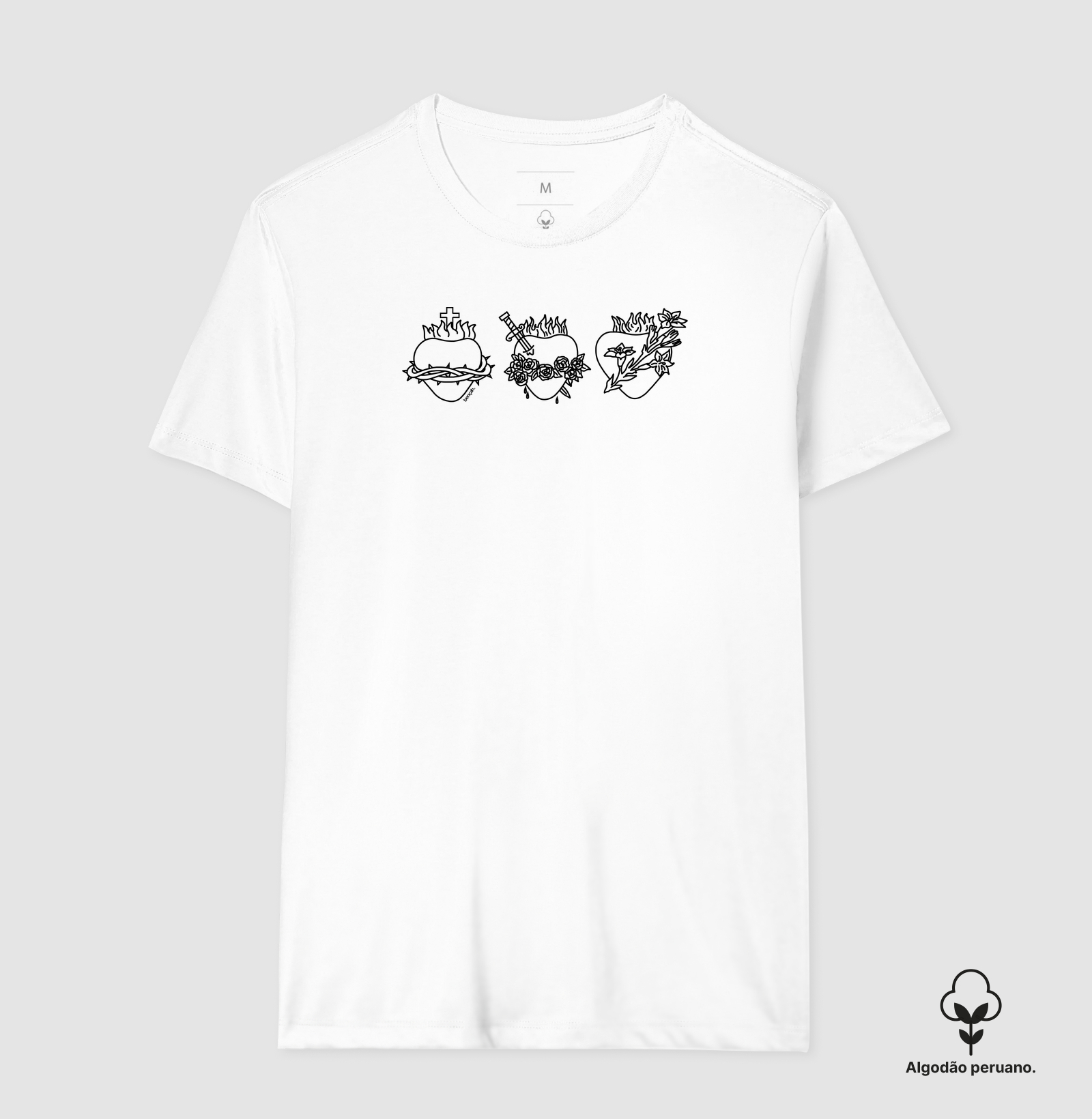 Camiseta Algodão Peruano Trinitas