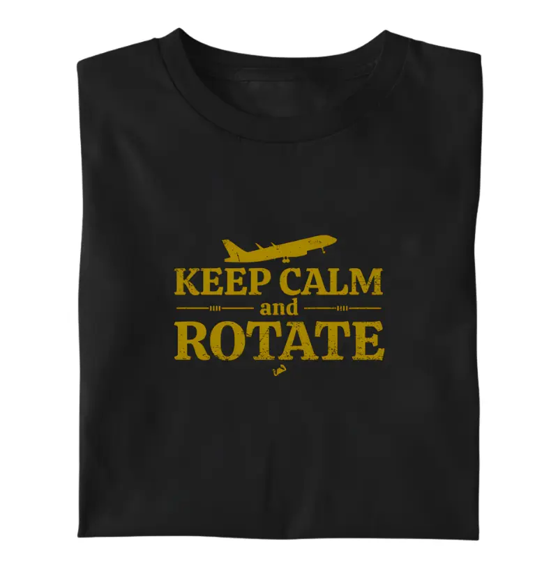 Keep Calm And Rotate - Mustard