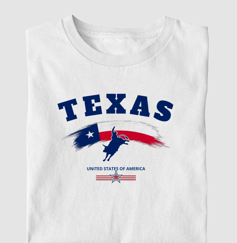 Texas Cowboy - Camiseta clara