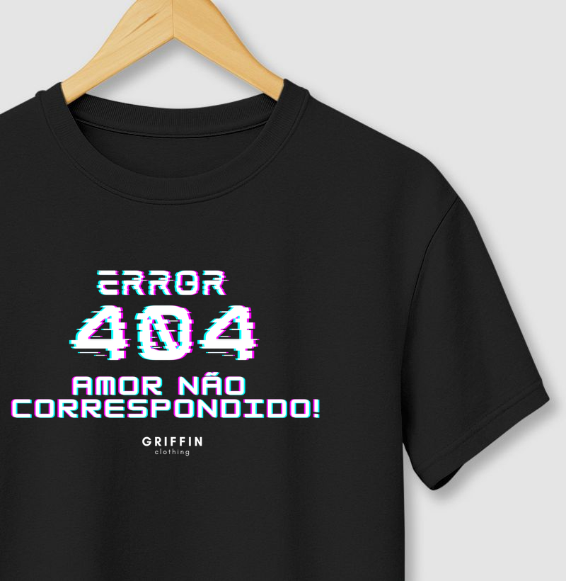 CAMISETA UNISSEX ERROR 404