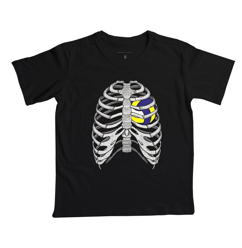 Camiseta Infantil Voleibol no Peito