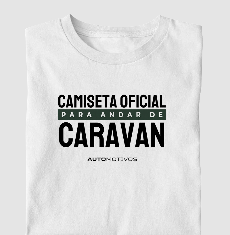 Camiseta Oficial Para Andar de Caravan