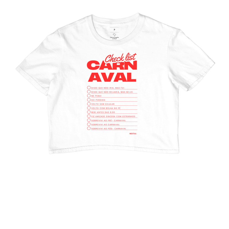 Check List Carnaval