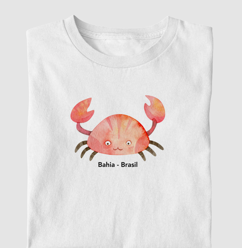 Caranguejo Camiseta Infantil