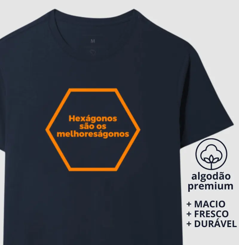 Camiseta Hexágonos