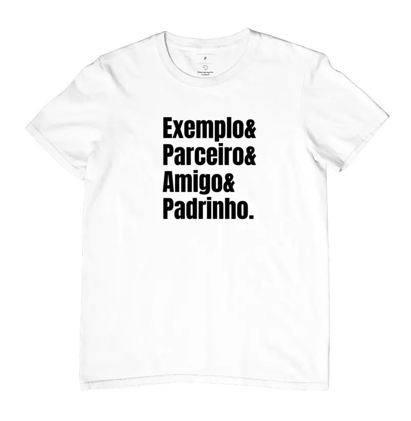 Camiseta Padrinho Exemplo