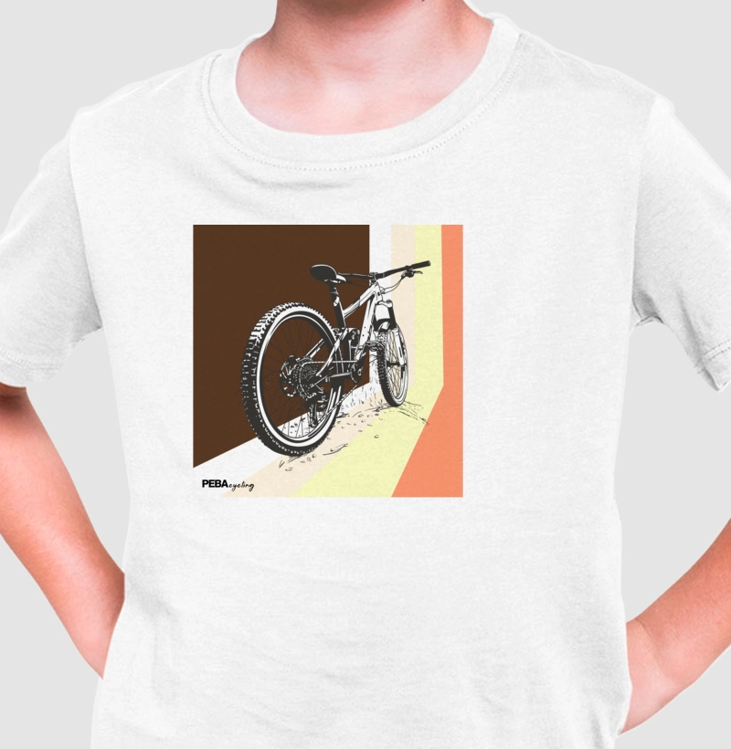 Camiseta Infantil Bike full - Varias cores