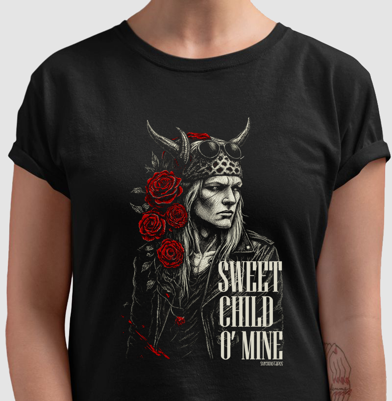 Camiseta Fã de Guns N' Roses - Sweet Child O' Mine