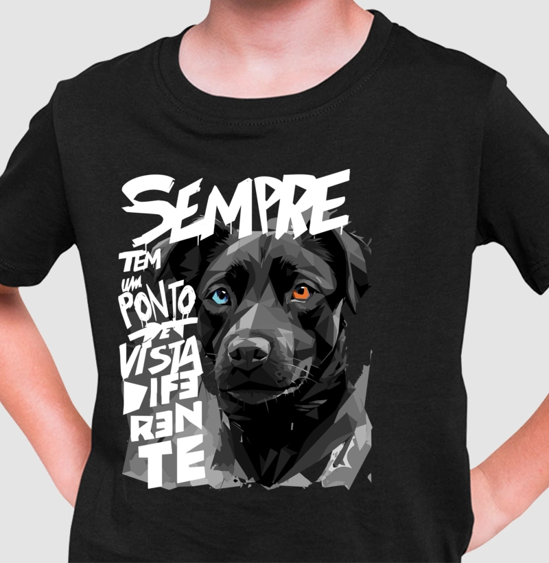 Camiseta Infantil Ponto de Vista