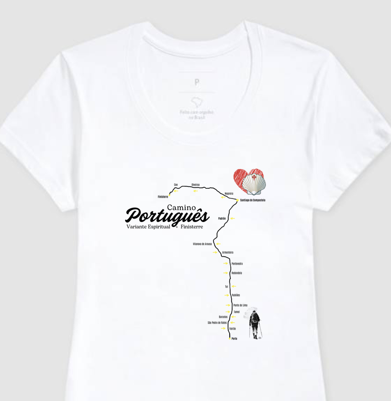Caminho Português -> Variante Espiritual -> Finisterre (mapa)