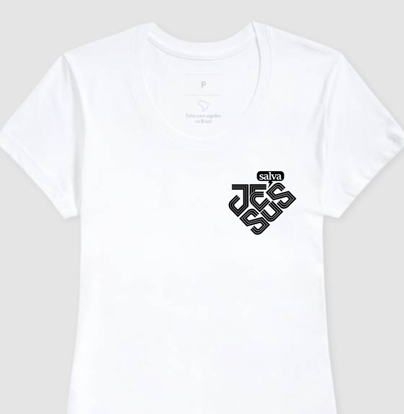 Camiseta Feminina Jesus Salva