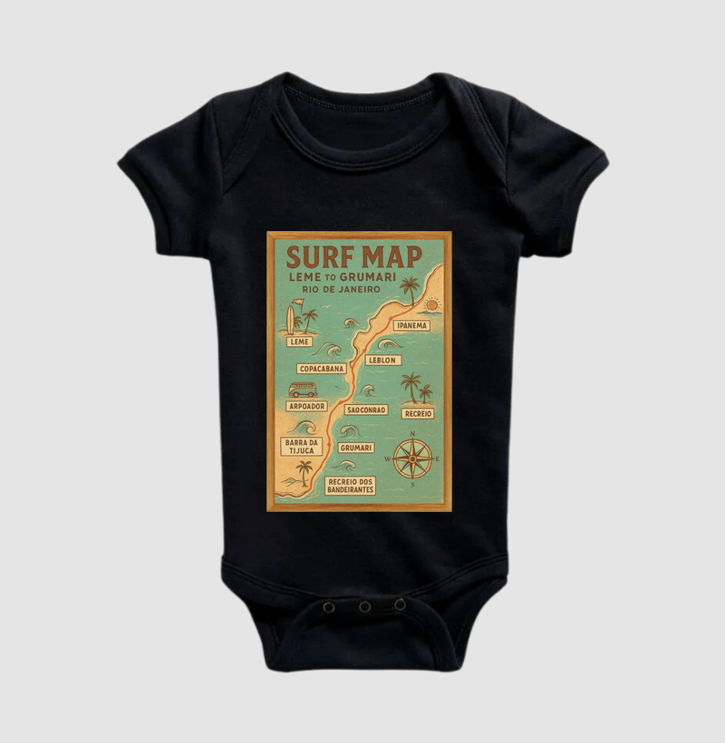 Camisa Surf Map