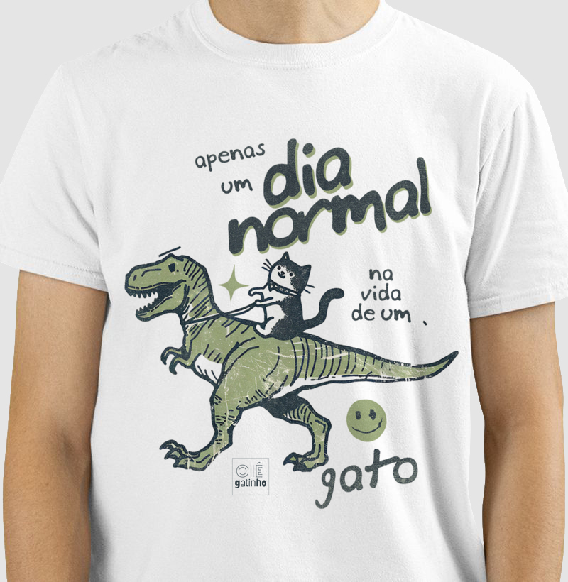 Um dia normal de gato