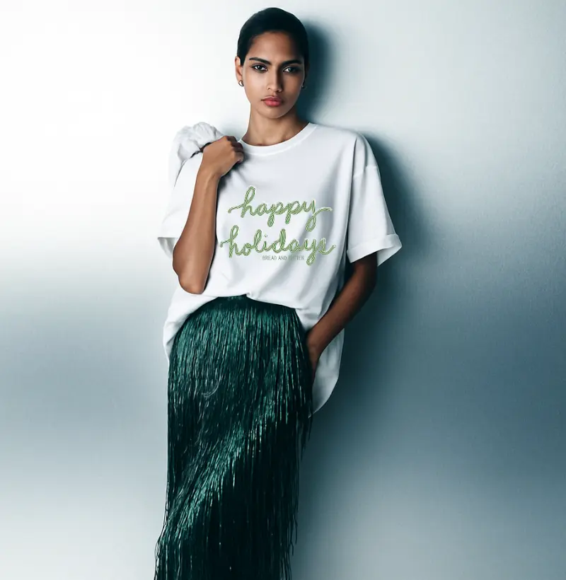 Camiseta Happy Holidays