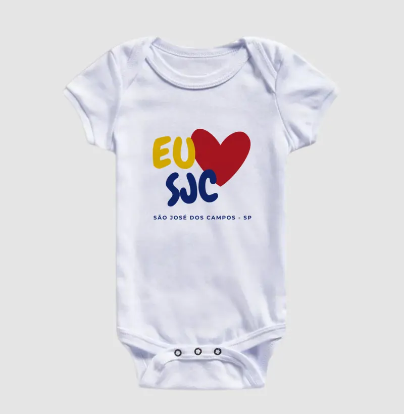 Body Infantil "Eu Amo SJC"