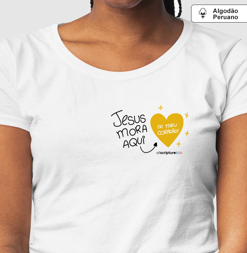 Jesus mora aqui - Amarelo