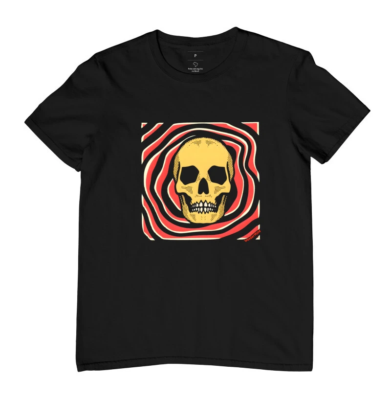 T-shirt Caveira Hipnotizante
