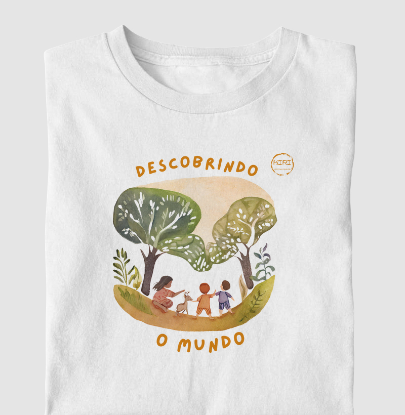 Camiseta KIRI - Descobrindo o Mundo