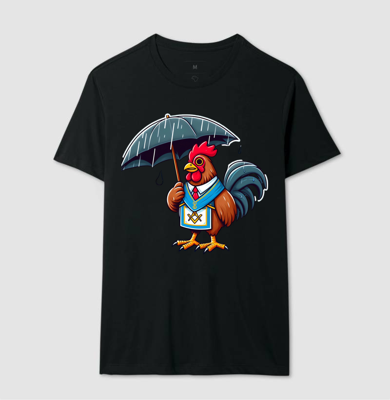 Galo vigia da chuva