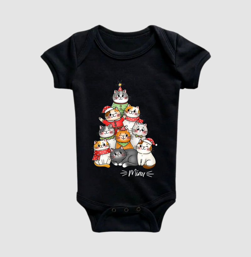 Camiseta Miau Arvore de gatinhos