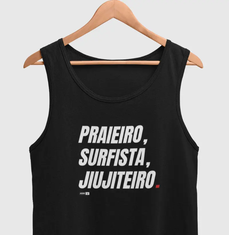 TankTop Praieiro, Surfista e JiuJiteiro.