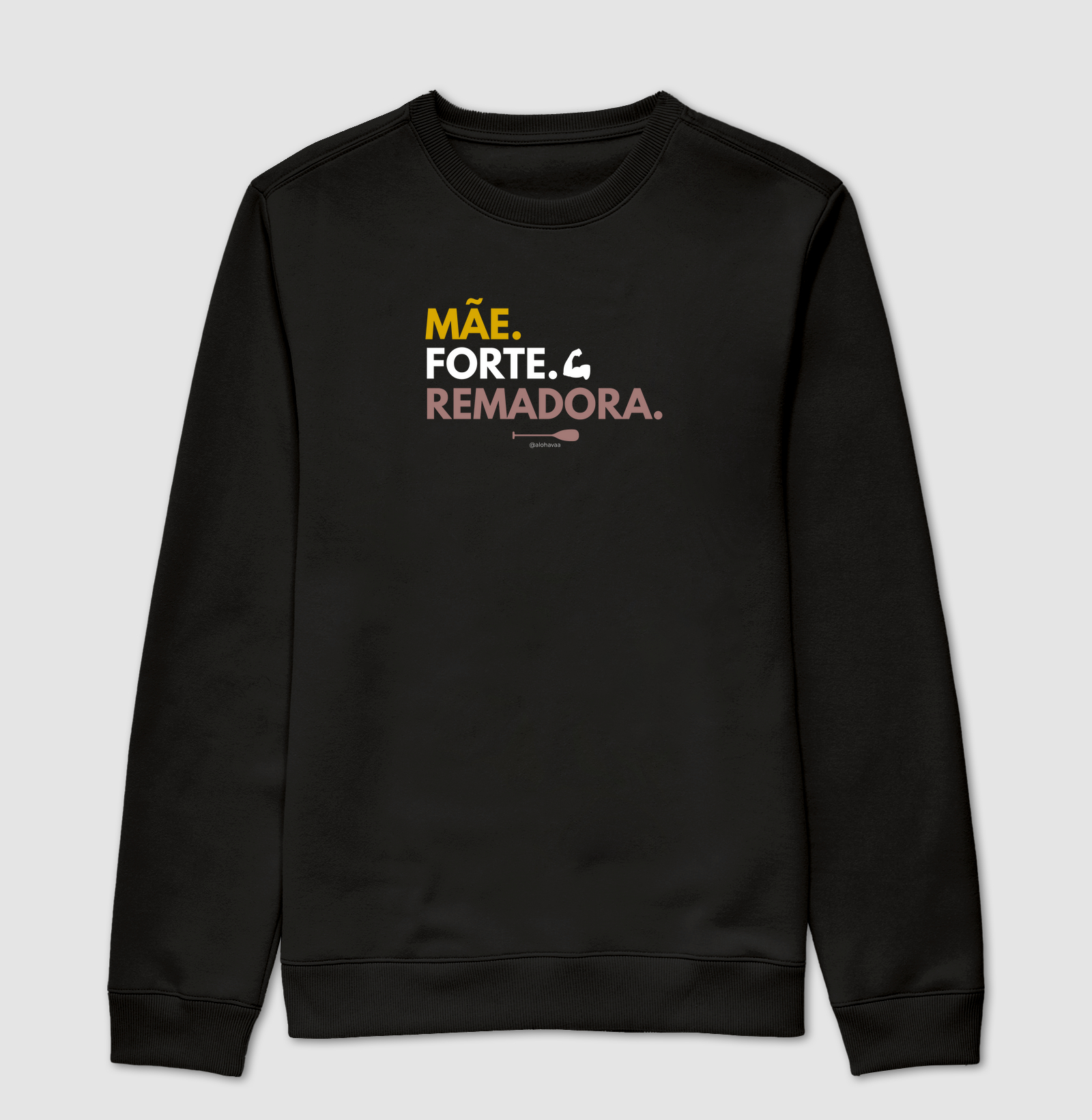 Mãe. Forte. Remadora.