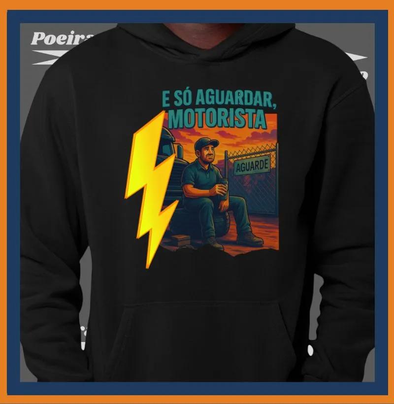 Hoodie É só aguardar motorista