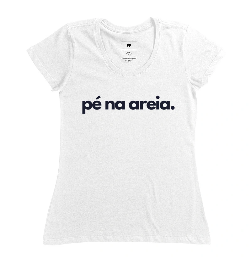 Camiseta Pe na areia 