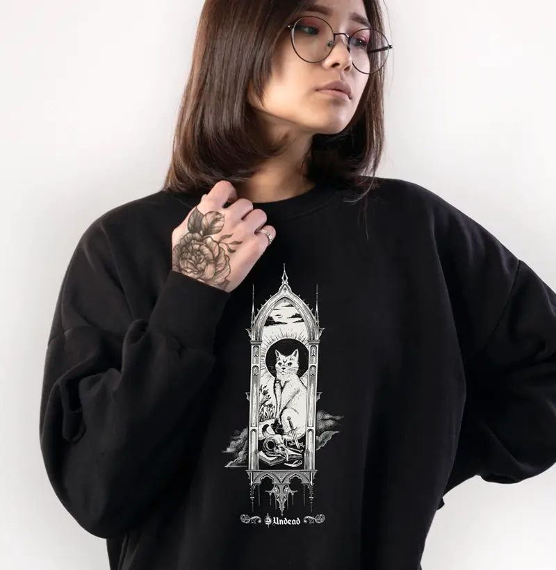 Suéter Moletom - White Cat