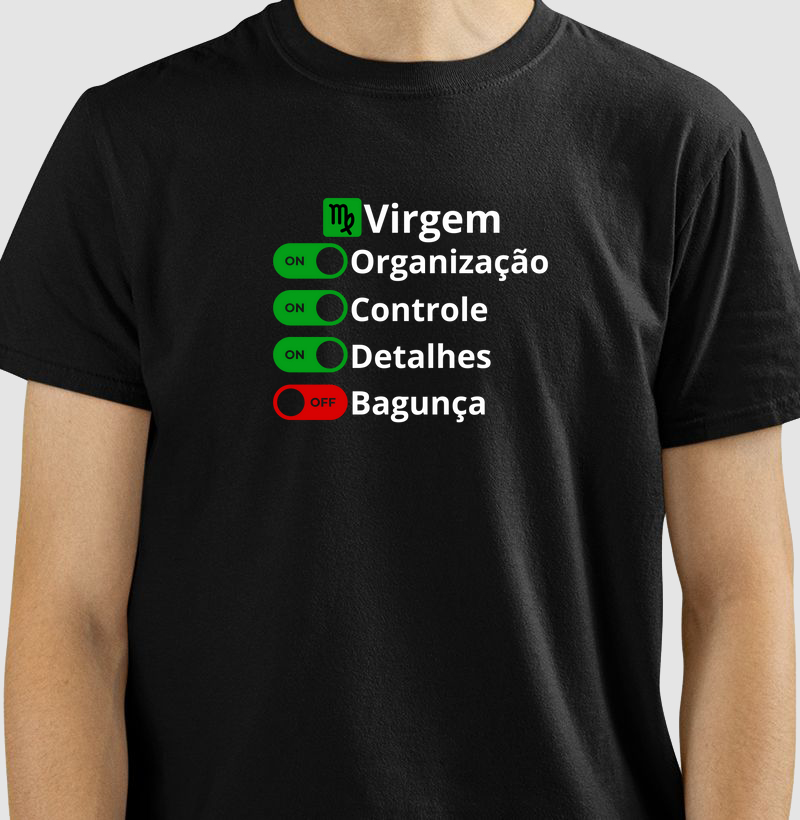 Camiseta Virgem Check