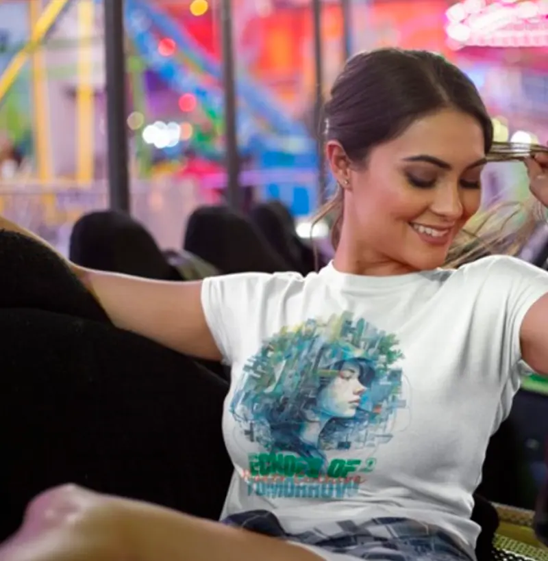 Estampa "Ecos do Amanhã"